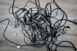 How to get your collection of tangled cables under control